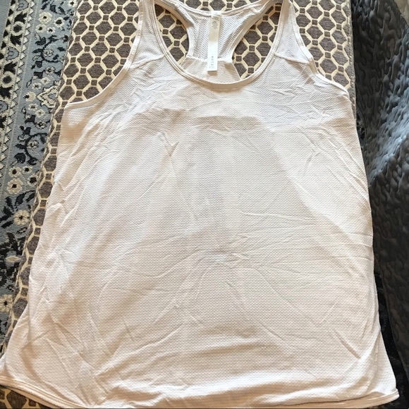 Lululemon white workout top - Picture 1 of 3